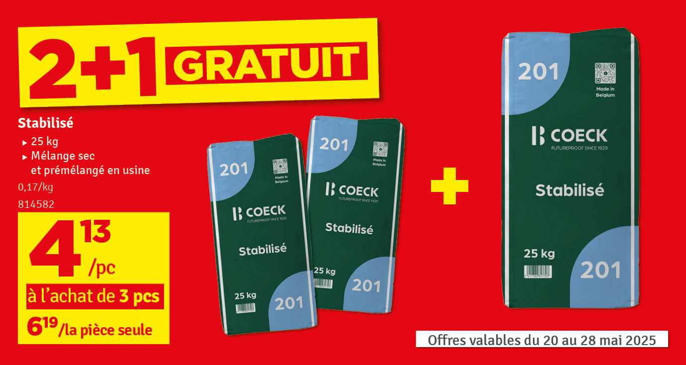 2 + 1 grauit - Stabilisé 25 kg